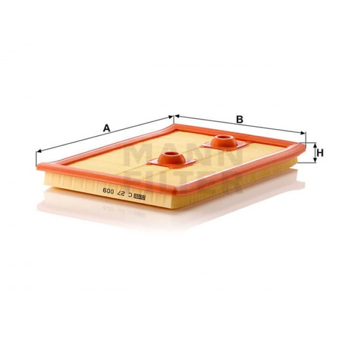04E121620 HAVA FİLTRESİ A3 IBIZA V LEON OCTAVIA GOLF VI VIII 1.2TFSI / 1.4 TFSI 13> ( MANN FİLTER )