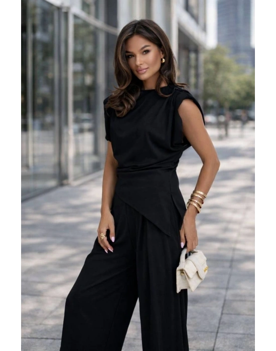 Çapraz Detay Takım - Siyah