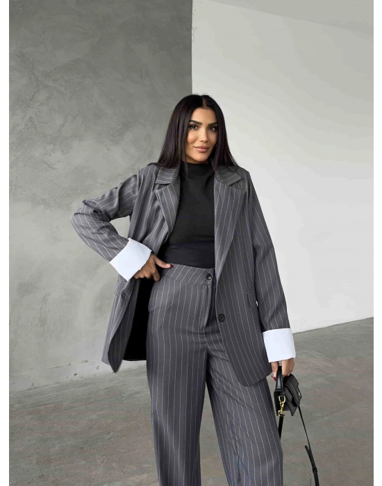 Ceket Pantolon Takım - Antrasit