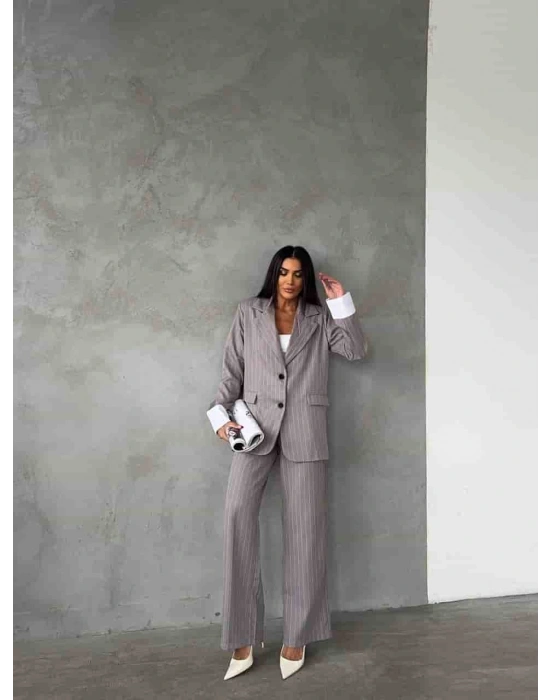Ceket Pantolon Takım - Gri