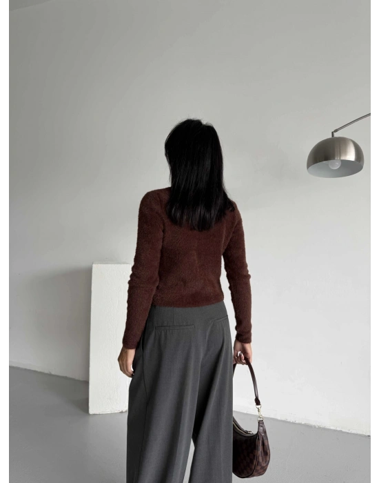 Deniz Yıldızı Yumoş Sakal Kazak 1568 - Kahverengi