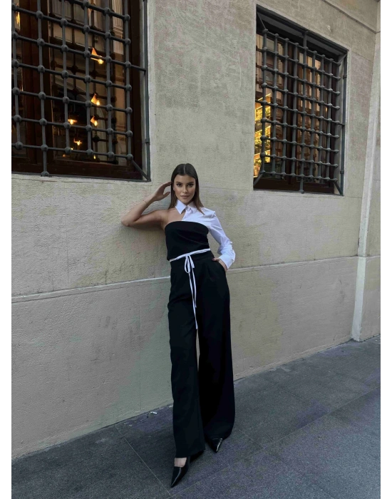 Gömlek Detay Takım 2506 - Siyah