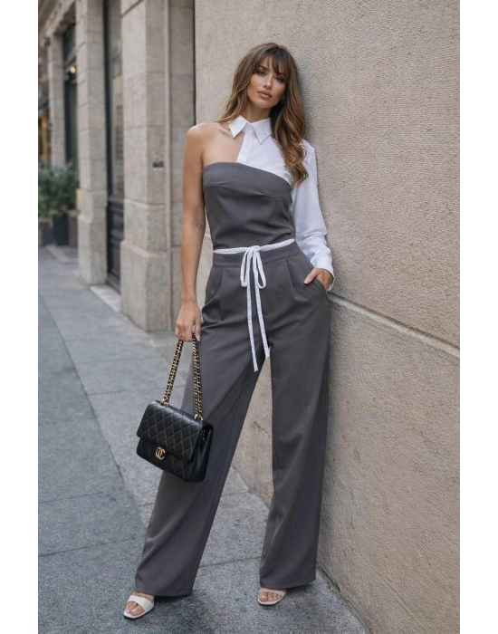 Gömlek Detay Takım - Antrasit