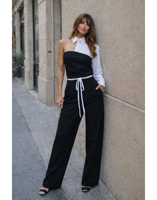 Gömlek Detay Takım - Siyah