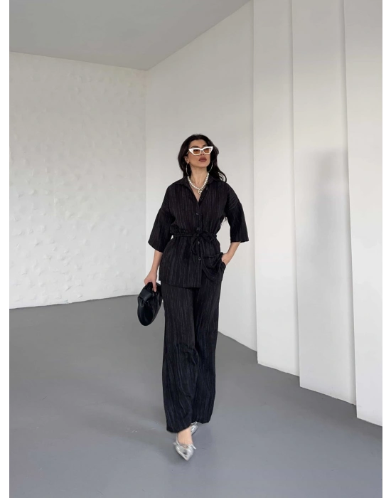 Gömlek Pantolon Takım - Siyah