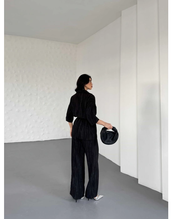 Gömlek Pantolon Takım - Siyah