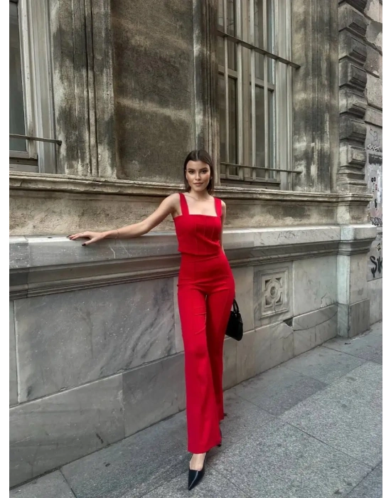 İspanyol Paça Takım - Kırmızı