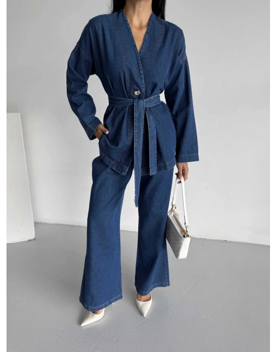 Kimono Kot Takım 1801 - Lacivert