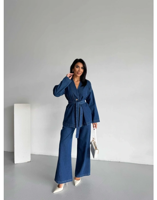 Kimono Kot Takım 1801 - Lacivert