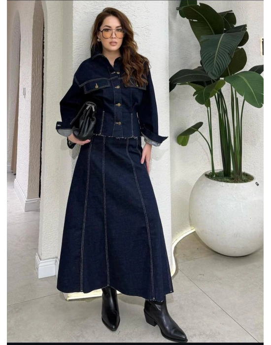 Kot Etek Ceket Takım 1800 - Lacivert