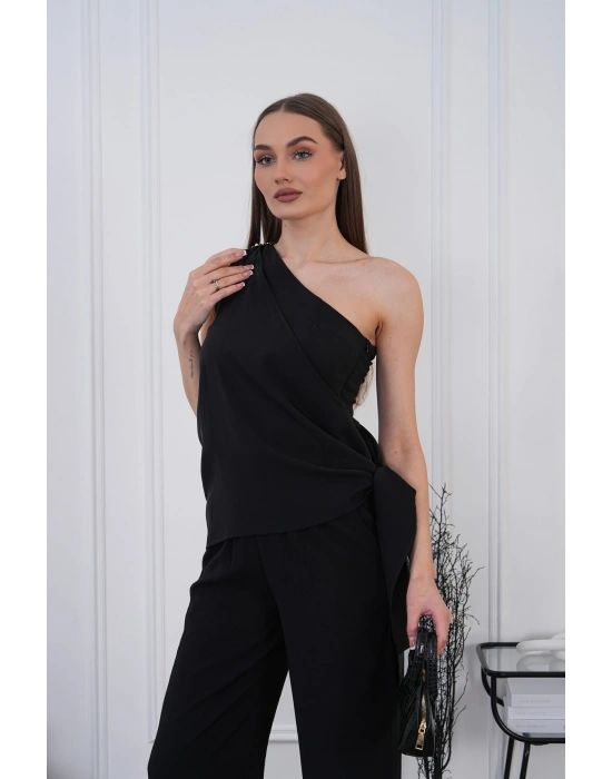 Modal Şallı Takım - Siyah