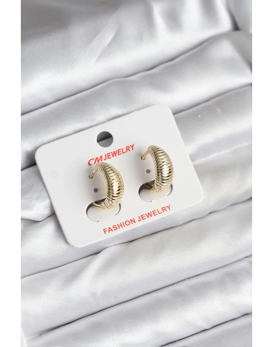 MuI MuI 14K Gold Renk Kaplama CM Kadın Küpe