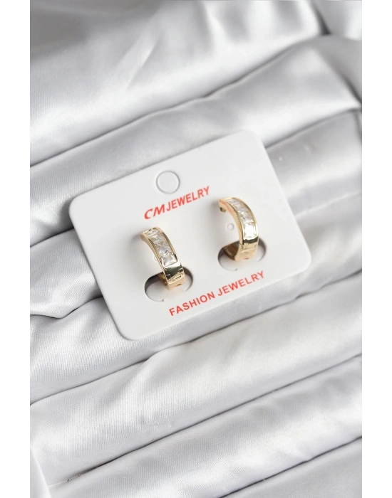 MuI MuI 14K Gold Renk Kaplama CM Kadın Küpe