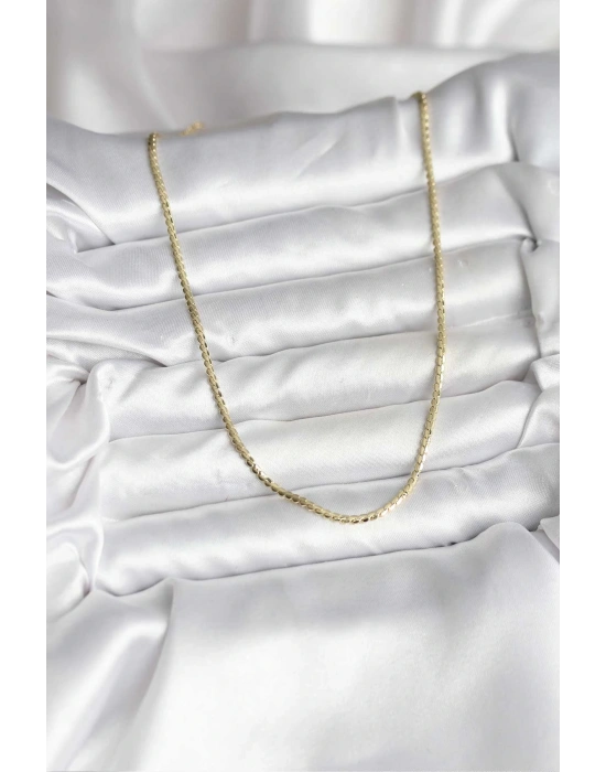 MuI MuI 14K Gold Renk Kaplama Ezme Zincir Model CM Kadın Kolye