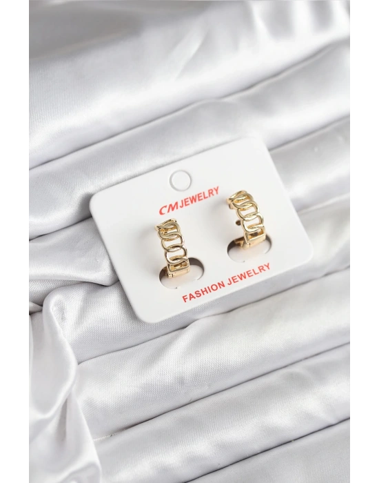 MuI MuI 14K Gold Renk Kaplama Samanyolu Model CM Kadın Küpe