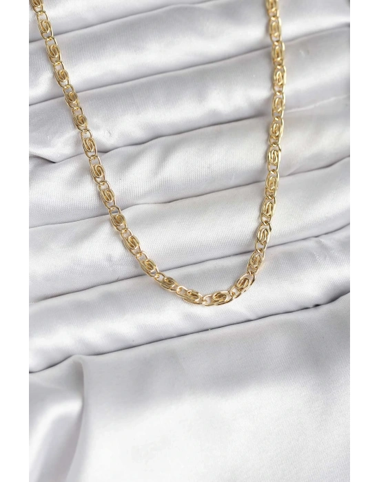 MuI MuI 14K Gold Renk Kaplama Zincir Model CM Kadın Kolye