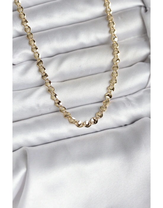 MuI MuI 14K Gold Renk Kaplama Zincir Model CM Kadın Kolye