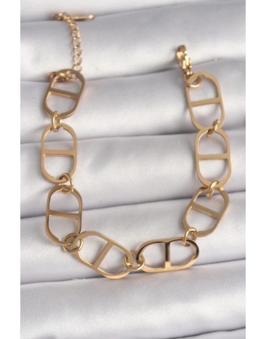 MuI MuI 316L Çelik Gold Renk Kadın Bileklik