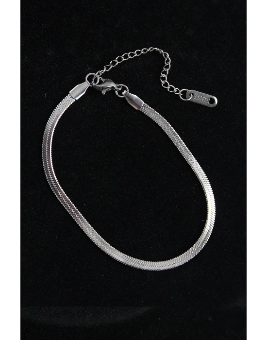 MuI MuI 316L Çelik İtalyan Model Gümüş Renk Erkek Bileklik