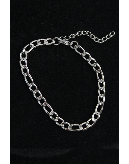 MuI MuI 316L Çelik Klasik Model Gümüş Renk Erkek Bileklik