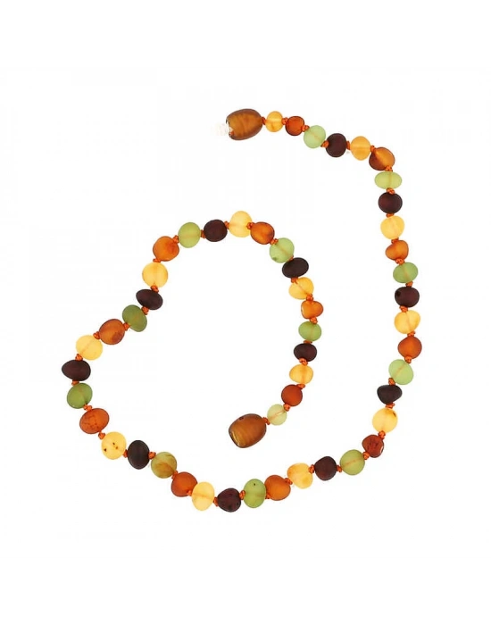 MuI MuI Bebek Damla Kehribar Diş Kolye