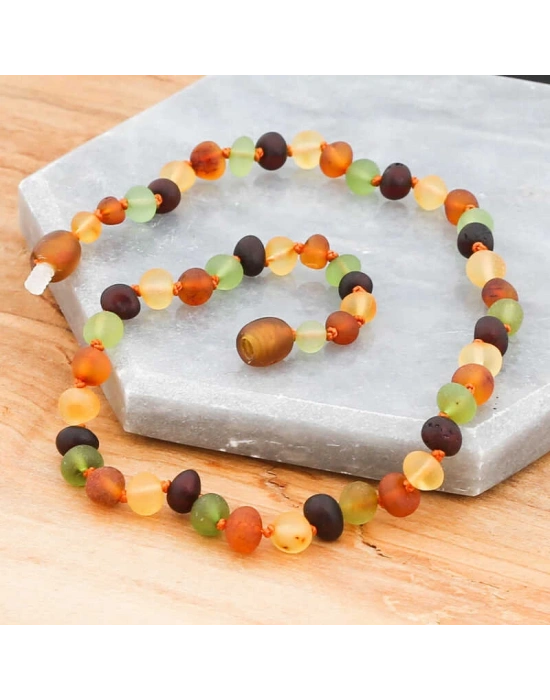 MuI MuI Bebek Damla Kehribar Diş Kolye