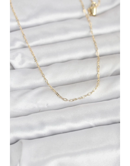 MuI MuI CM Damenhalskette in 14-karätiger Goldfarbe mit 60 cm Kette