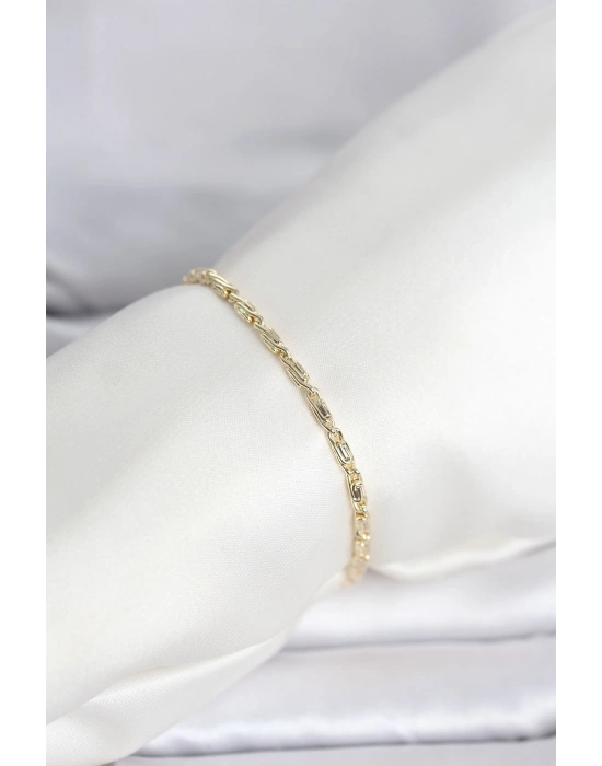 MuI MuI CM 14K Gold Twisted Chain Damenarmband