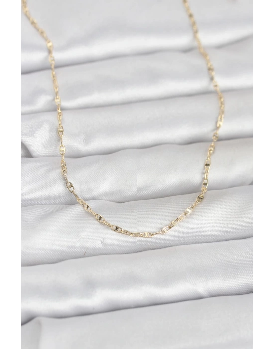 MuI MuI CM 14K Goldfarbene Sailor-Kette, Modell 60 cm, Damenhalskette