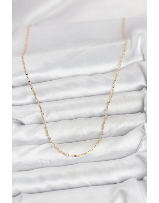 MuI MuI CM 14K Goldfarbene Sailor-Kette, Modell 60 cm, Damenhalskette