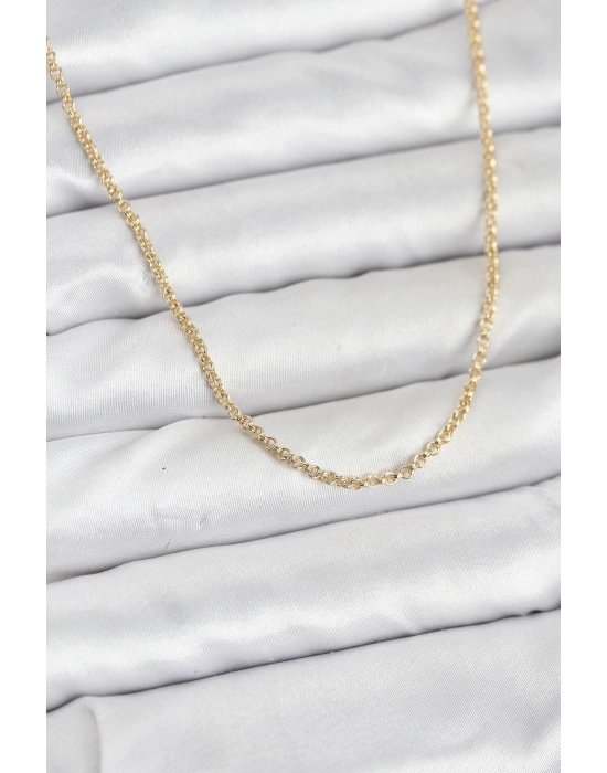 MuI MuI CM 14K Goldfarbener Ring Modell 60 cm Damenkette