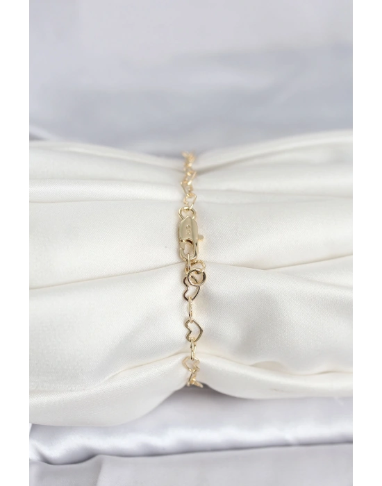 MuI MuI CM 14K Gold Herzkettenmodell Damenarmband