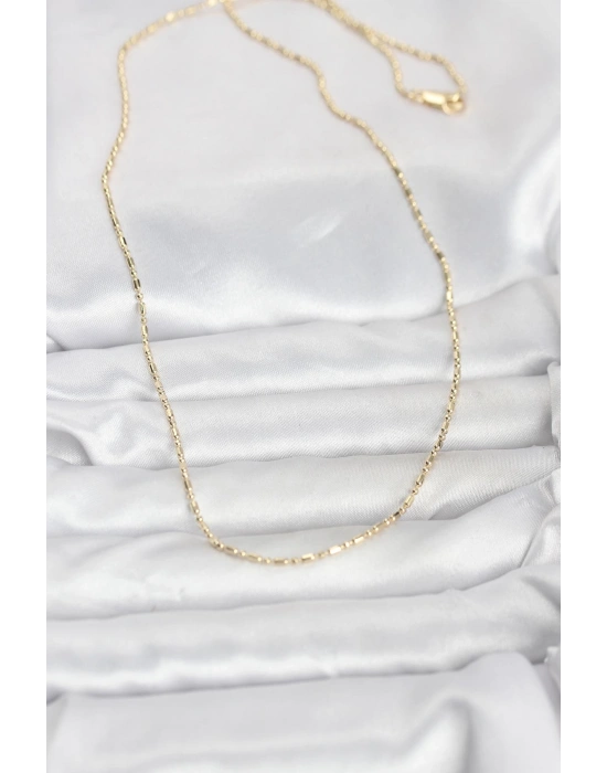 MuI MuI CM 14K goldfarbene Kette 60 cm Damenhalskette