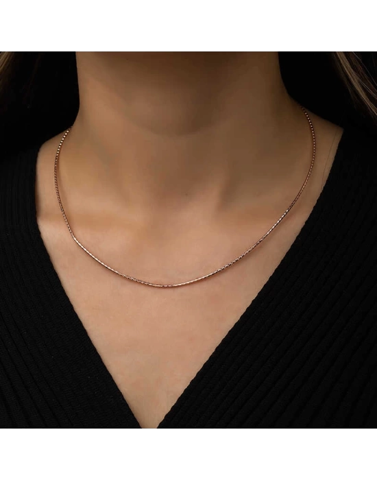 MuI MuI Gümüş Omega Choker Zincir