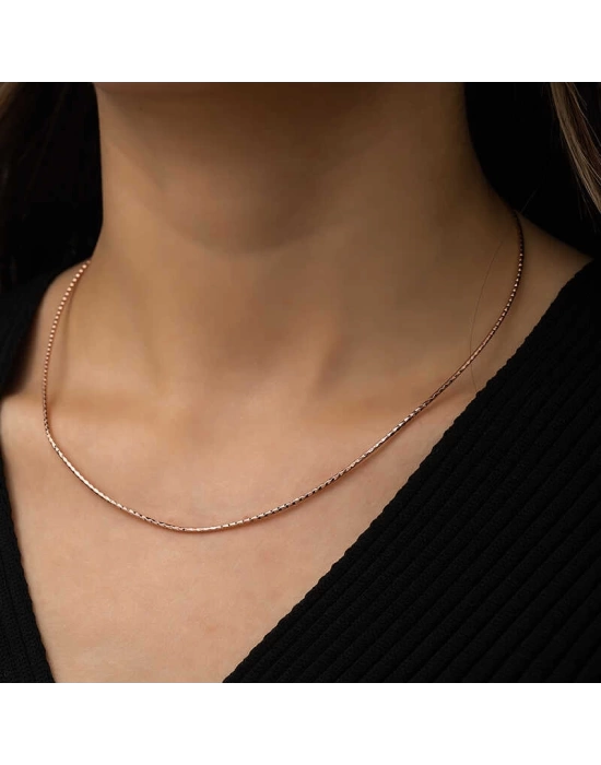 MuI MuI Gümüş Omega Choker Zincir