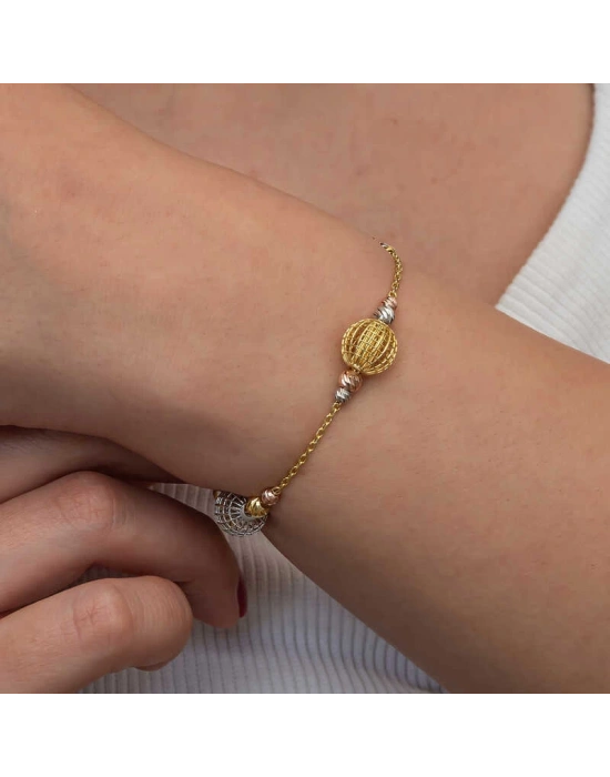 MuI MuI Gümüş Renkli Toplu Dorika Kadın Bileklik