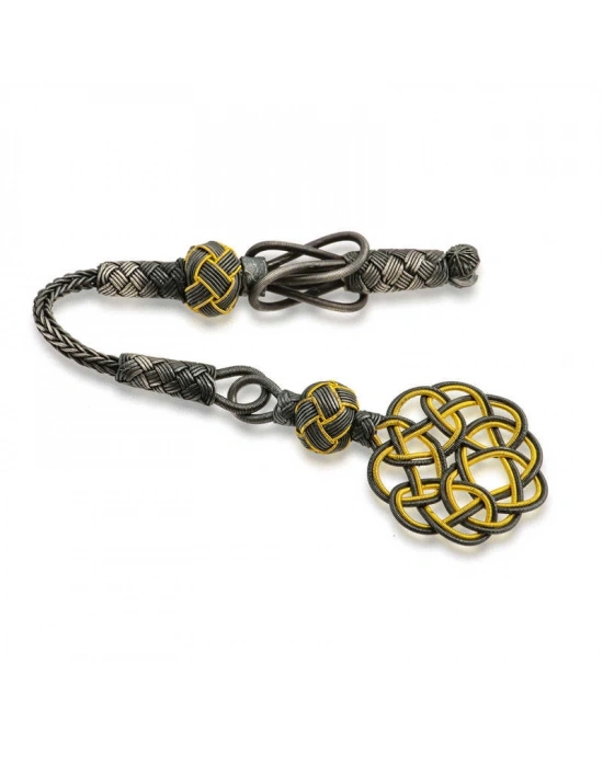 MuI MuI Gümüş Trabzon Örmesi Kazaz Tesbih Püskülü