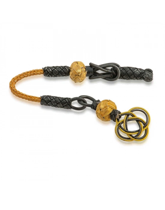 MuI MuI ​Gümüş Trabzon Örmesi Kazaz Tesbih Püskülü