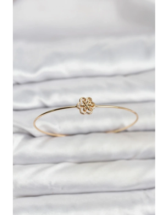 MuI MuI Lotus Model Gold Renk Bileklik