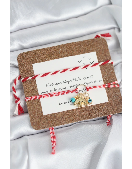 MuI MuI Marteniçka Bileklik 2li Kırlangıç ve Nazarlı Model