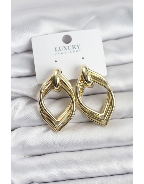 MuI MuI Vintage Gold Renk Pirinç Kadın Küpe