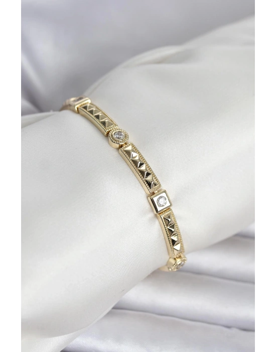 MuI MuI Xuping Punta Model Gold Renk Kadın Bileklik