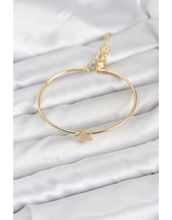 MuI MuI Yıldız Model Gold Renk Kadın Bileklik