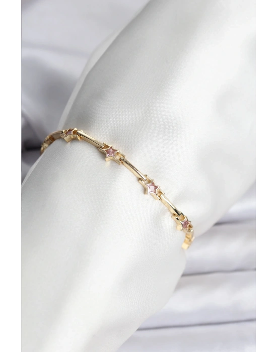 MuI MuI Yıldız Model Gold Renk Pirinç Bileklik