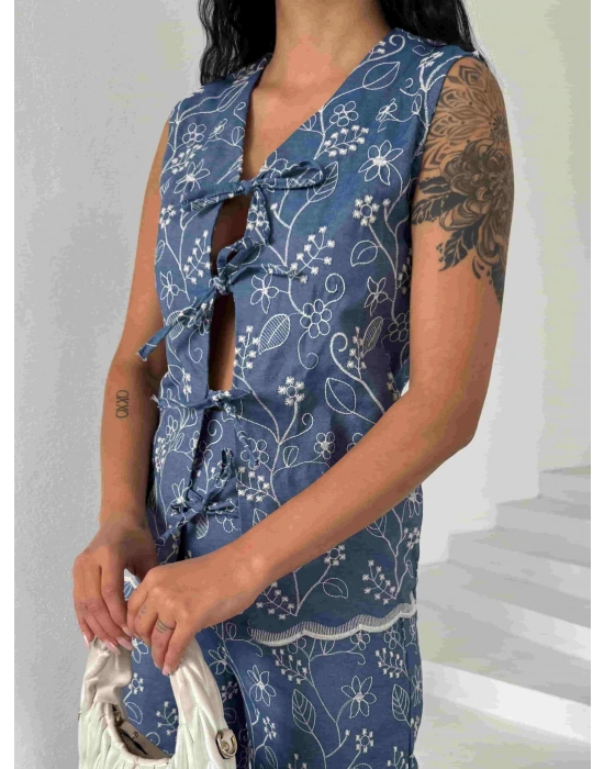 Nakis Detay Kot Takım - 1S 2M 2L 1XL