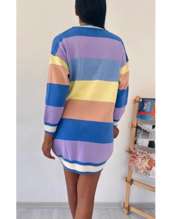 Renkli Hırka 837 - Mavi