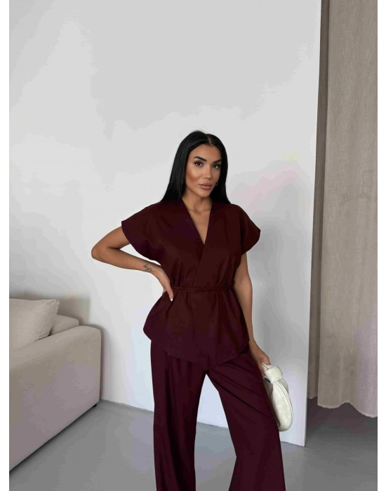 Yelek Takım 2520 - Bordo