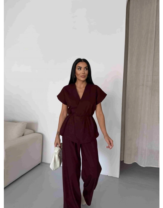 Yelek Takım 2520 - Bordo