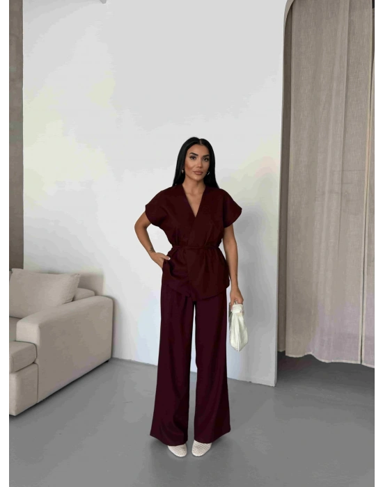 Yelek Takım 2520 - Bordo