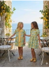 HC-Lemon Patterned Kids Dress